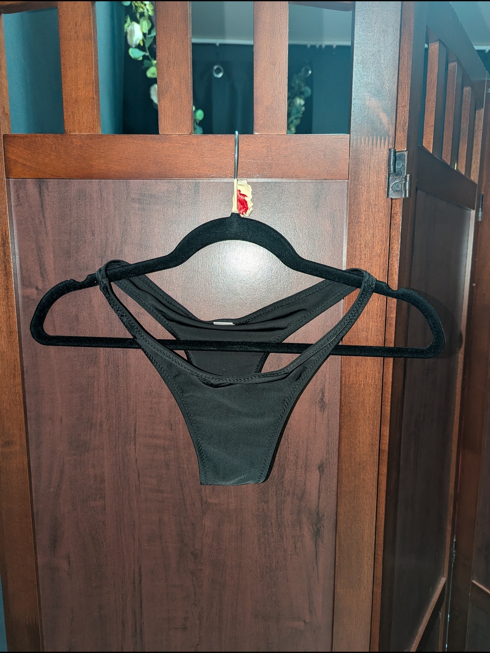 Black Women's Thong  Bottom -